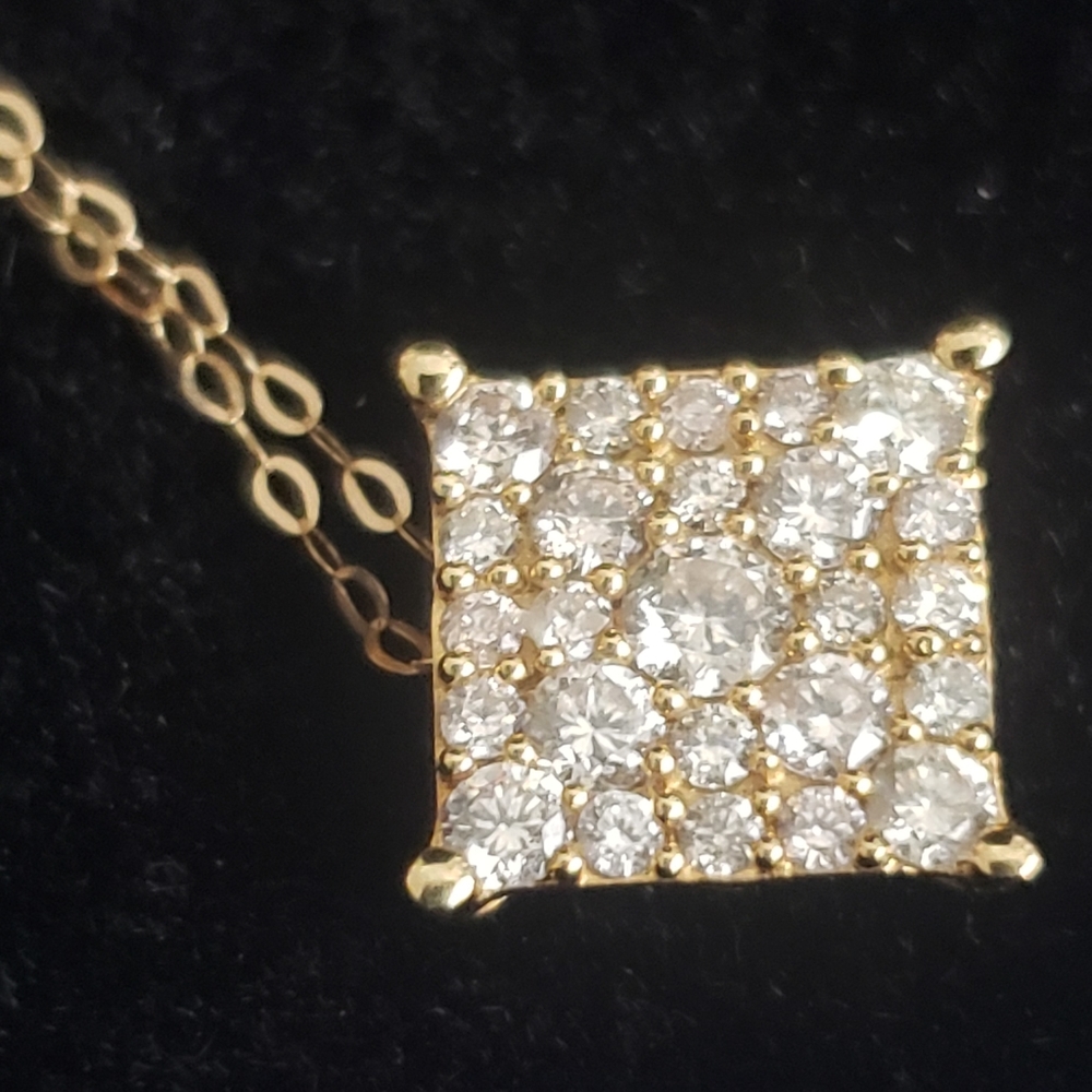 .50 tcw natural diamonds 💎 in 18k yellow gold